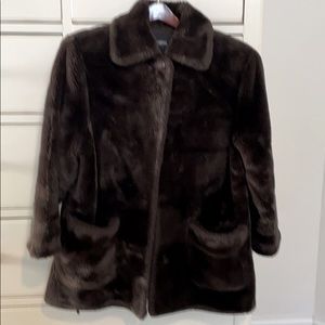 Mob Wives Bernardo Dark Brown Teddy Jacket